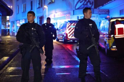 An attack at a festival in a German city has left three people dead and at least five seriously injured.