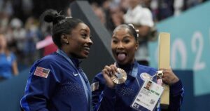 The crew who filmed Simone Biles at the Olympics, Netflix documentary that could help Jordan Childs win bronze medal