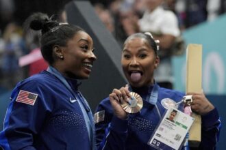 The crew who filmed Simone Biles at the Olympics, Netflix documentary that could help Jordan Childs win bronze medal