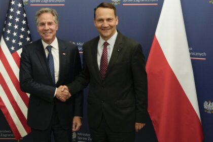 Secretary of State Blinken ends Ukraine-focused European trip in Poland with arms request on agenda