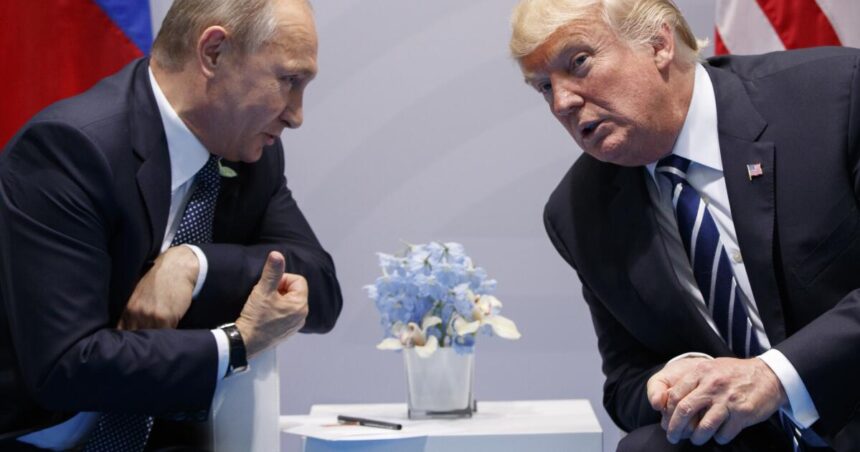 Trump is currently taking a tough stance against Russia, but as president he kowtowed to Putin.