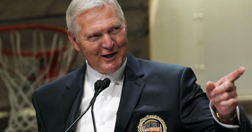 Lakers to honor Jerry West with No. 44 banded on jerseys