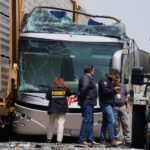 Freight trains slam on buses outside Mexico City, killing at least 10 people