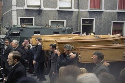 Former British soldier is brought to trial for a bloody Sunday murder in Northern Ireland in 1972