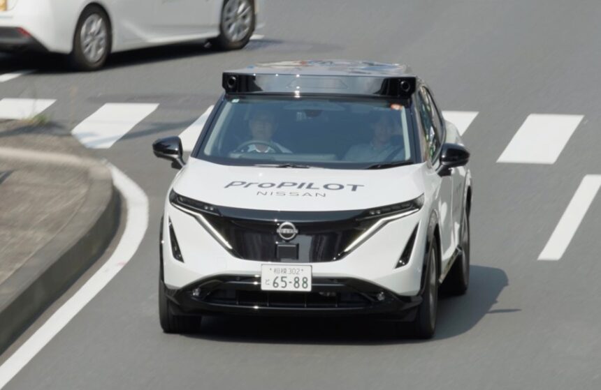 Japanese car manufacturer Nissan is developing vehicles with autonomous driving technology