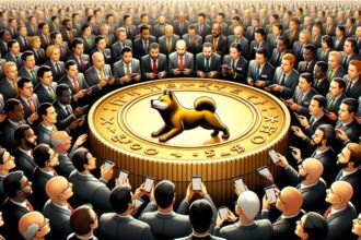 SHIBA INU SURROUNDED BY INVESTORS