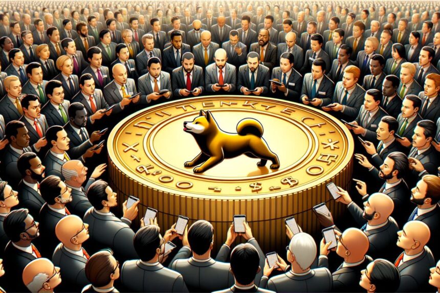 SHIBA INU SURROUNDED BY INVESTORS