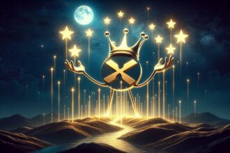 XRP LOGO WITH STARS