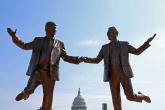 Reinstallation of Trump and Epstein statues was denied after removal from the National Mall