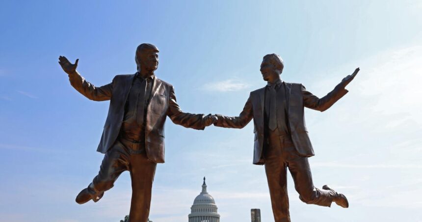 Reinstallation of Trump and Epstein statues was denied after removal from the National Mall