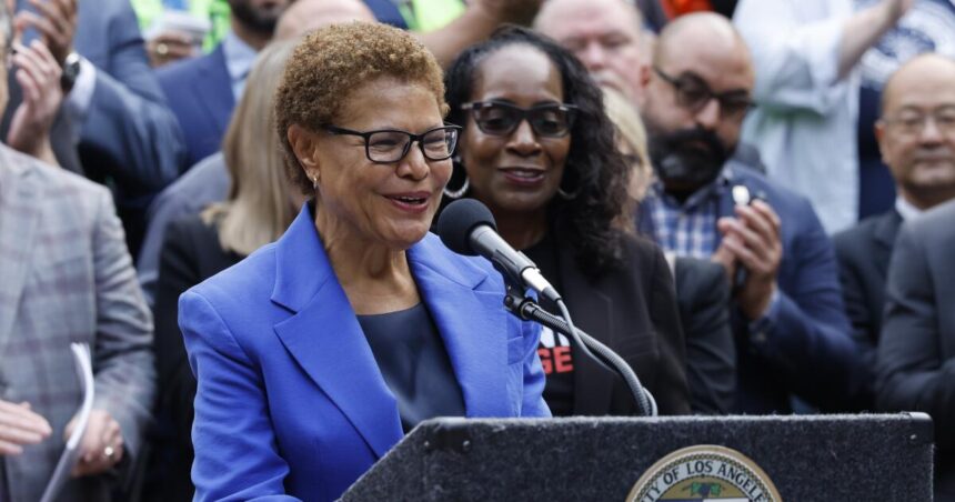 LA will not fire city workers this year, the mayor says