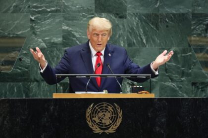 Trump calls climate change "the biggest fraudulent job ever" in a UN speech