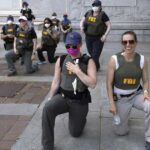 FBI Fire Agents say that an agent kneeling during 2020 racial justice protests