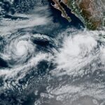 Tropical Storm Priscilla forms in the Pacific Ocean off the coast of Mexico