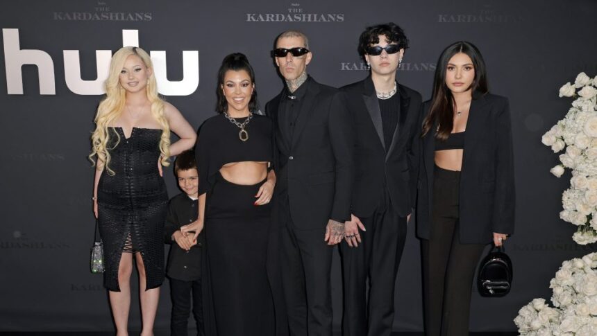 Kourtney Kardashian and Travis Barker's children: photos of the couple and their blended family