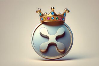 XRP LOGO WITH A CROWN