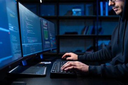 Strela Stealer running detour dog running through a DNS-powered malware factory