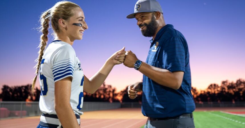 How Flag Football Helped Rain and Veteran Coach