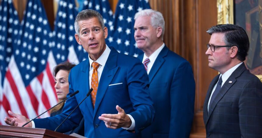 Due to the government shutdown, air traffic controllers are working without pay, disrupting flight operations.