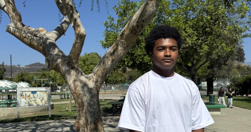 Eagle Rock High School's Merion Busano took a chance on football and it paid off.