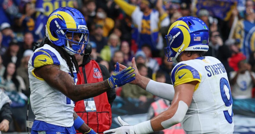 No Puka, no problem: Matthew Stafford throws 5 TDs as Rams dominate Jaguars in London