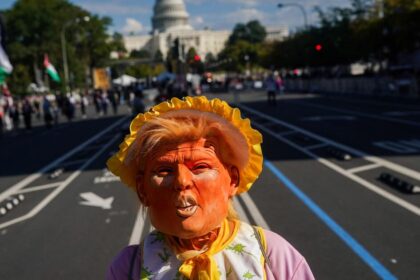 'No Kings' protests against Trump bring street party atmosphere to cities across the US