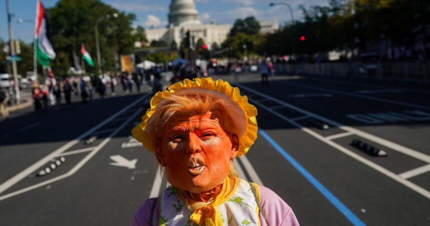 'No Kings' protests against Trump bring street party atmosphere to cities across the US