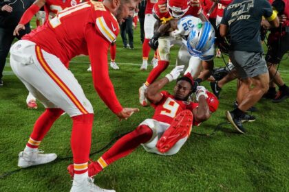 Lions' Brian Branch could be suspended for punching Chiefs' JuJu Smith-Schuster after game
