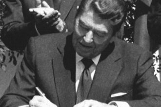 President Trump said the Canadian ad misstated President Ronald Reagan's views on tariffs. Here are the facts and background