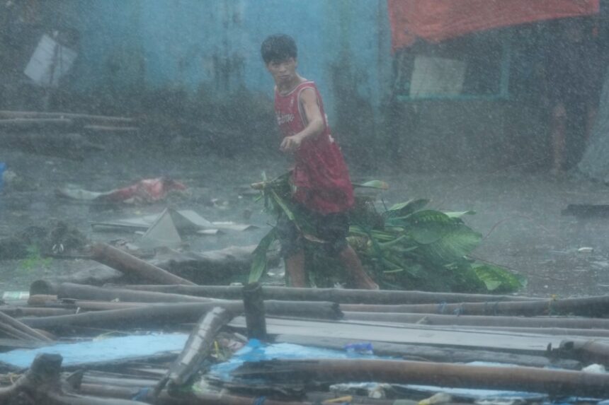 Typhoon Fanwon pummels the Philippines, killing 8 people and displacing 1.4 million people