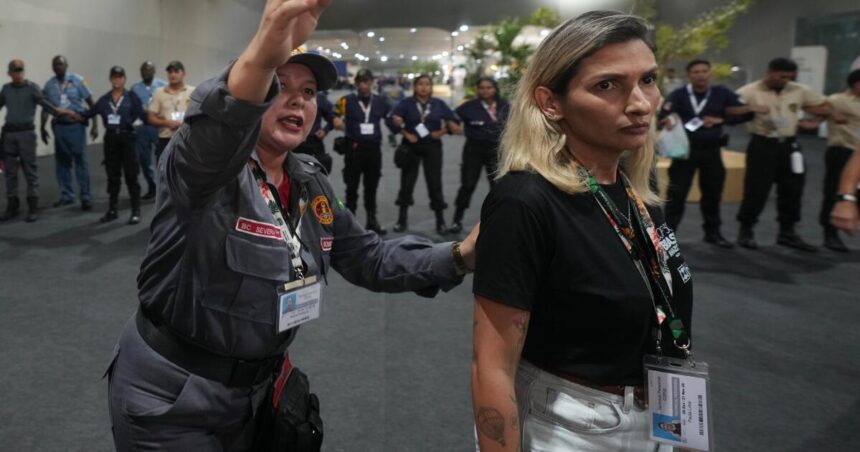 Fire disrupts UN climate talks as negotiators reach crucial final day