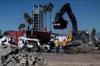 'Our stepping stone': Demolition begins on historic Valley Plaza mall