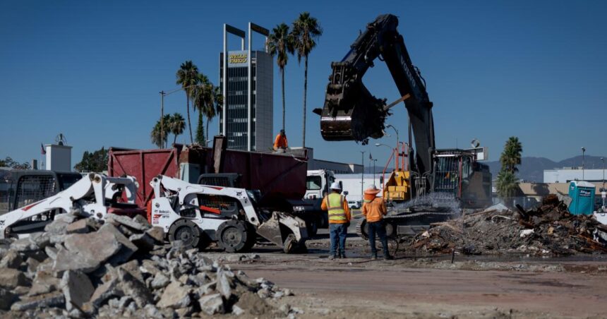 'Our stepping stone': Demolition begins on historic Valley Plaza mall