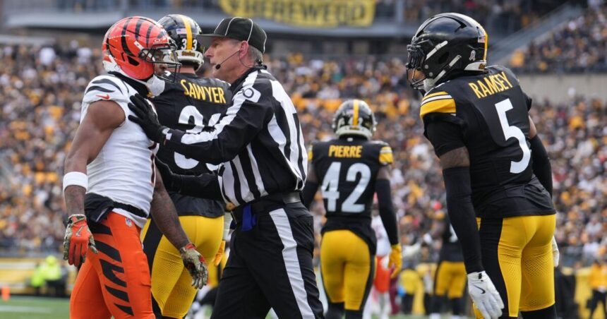 Bengals' Ja'Marr Chase suspended for one game and $500,000 in damages for spitting on Steelers' Jalen Ramsey