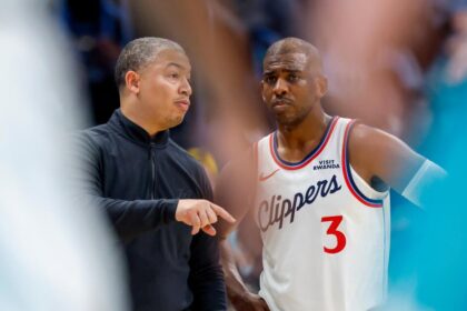 Chris Paul is "resting in peace" after leaving the Clippers. Tyronn Lue says their feud is 'not real'